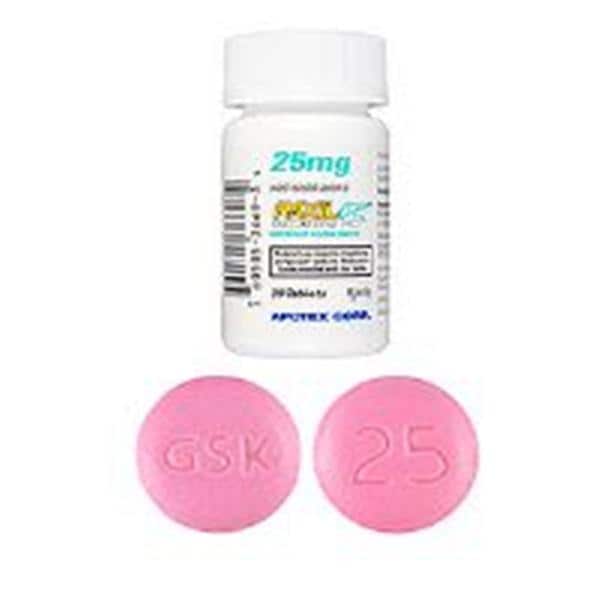 Paxil CR Extended-Release Tablets 25mg Bottle 30/Bottle Each