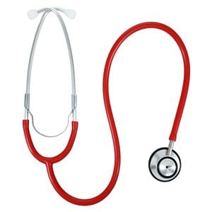 Stethoscope Red Y Tubing Ea
