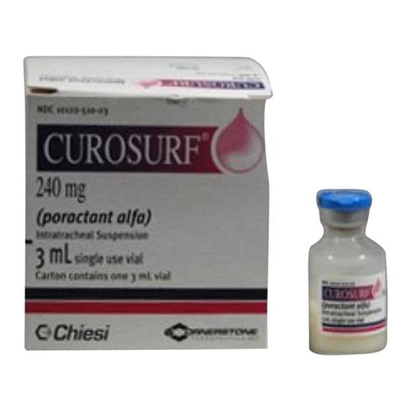 Curosurf Intratracheal Suspension 80mg/mL SDV 3mL Each