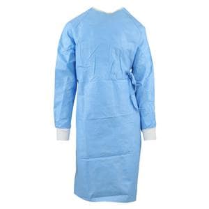 Ultra Non Reinforced Surgical Gown AAMI Level 3 SMS Fbrc Std / XL Bl/Ylw 30/Ca