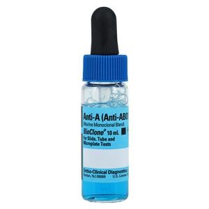BioClone Reagent Blood Typing Antibody A 10mL Ea