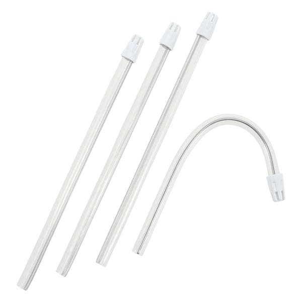 SafeBasics Saliva Ejectors Clear / White Tip 105/Bg