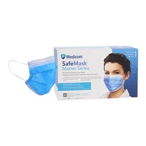 SafeMask Master Series Procedure Mask ASTM Level 1 August Sky Adult 50/Bx, 10 BX/CA