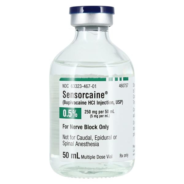 Sensorcaine Injection 0.5% MDV 50mL Each