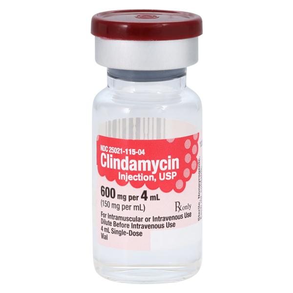 Clindamycin Phosphate Injection 150mg/mL SDV 4mL Each