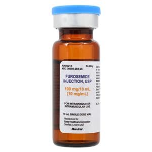 Furosemide Injection 10mg/mL SDV 10mL Each
