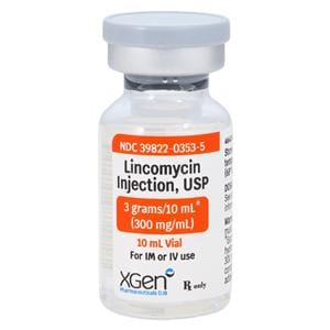 Lincomycin HCl Injection 300mg/mL Vial 10mL Each, 50 VL/CA