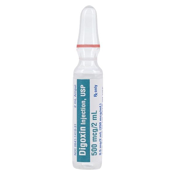 Digoxin Injection 0.25mg/mL Ampule 2mL Each