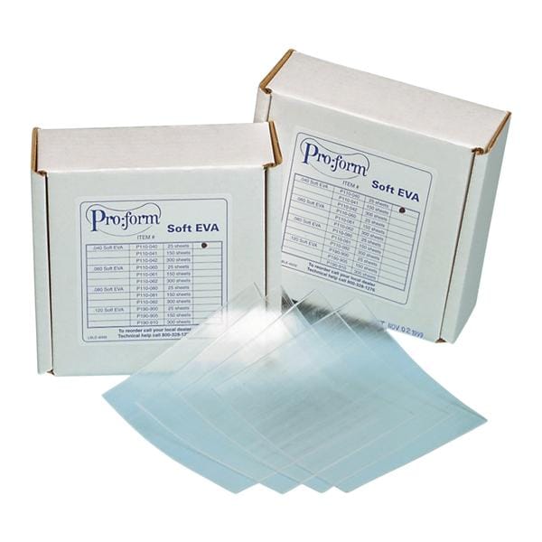 Splint Material Clear .040" 50/Bx