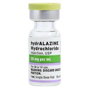 Hydralazine HCl Injection 20mg/mL SDV 1mL Each