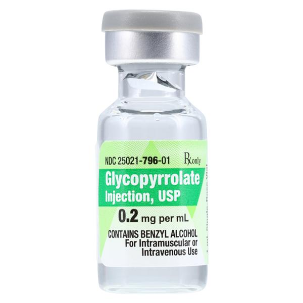 Glycopyrrolate Injection 0.2mg/mL SDV 1mL Each