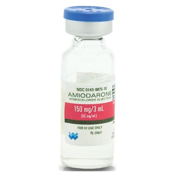 Amiodarone HCl Injection 50mg/mL SDV 3mL Each