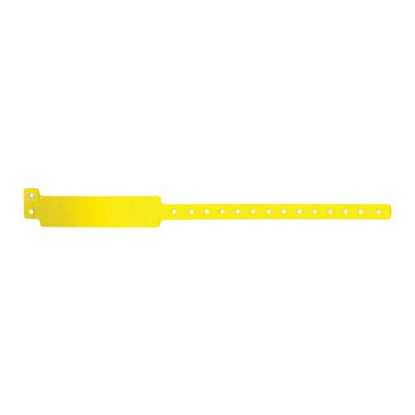 Speedi-Band Write-On Wristband Vinyl Yellow Adult 500/CA