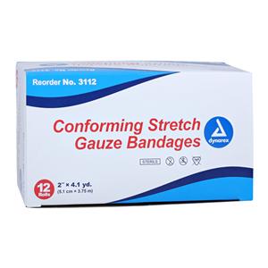 Conforming Bandage Polyester 2"x4.1yd 1 Ply Sterile 12/Bx