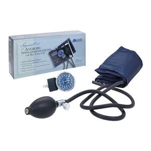 Signature Aneroid Sphygmomanometer Blue Latex Arm Dial Display Ea