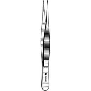 Fine Point Forcep Straight 3-1/2" Stainless Steel Ea
