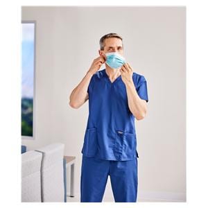 Isolation Gown AAMI Level 4 Coated Polypropylene Universal Blue 10/Pk