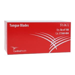 Tongue Depressor 5.5 in Wood Sterile Junior 100/Bx, 10 BX/CA
