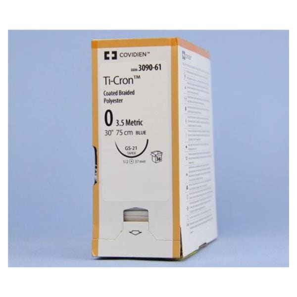 Ti-Cron Surgidac Suture 0 30" Polyester Braid GS-21 Green 36/Ca