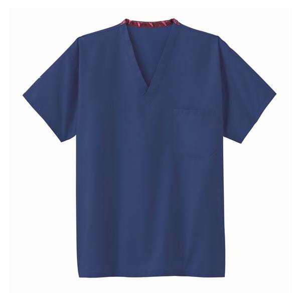 Essentials Scrub Tunic V-Neck 1 Pocket X-Large Navy Unisex EA