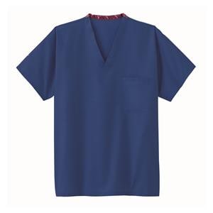 Essentials Scrub Tunic V-Neck 1 Pocket 3X Large Navy Unisex EA