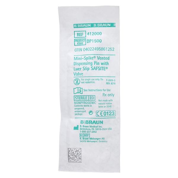 Mini-Spike Dispensing Pin Needleless Fltr Vlv LS 50/Ca