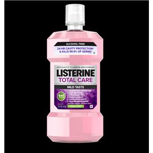 Listerine Total Care Zero Anticavity Fresh Mint Mouthwash 1 Liter 6/Ca