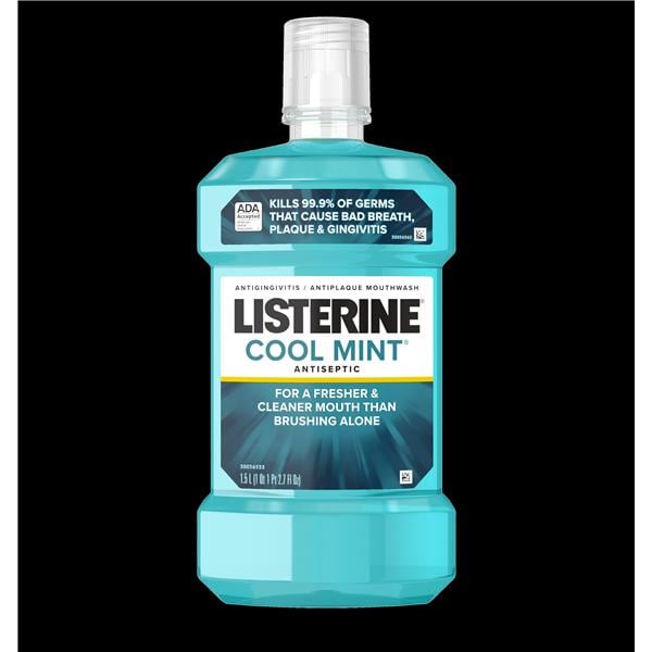 Listerine Mouthwash 1.5 Liter Cool Mint 6/Ca