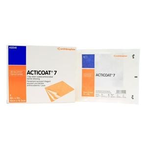 Acticoat 7 Polyethylene Net/Rayon/Polyester Wound Dressing 4x5" Sterile LF