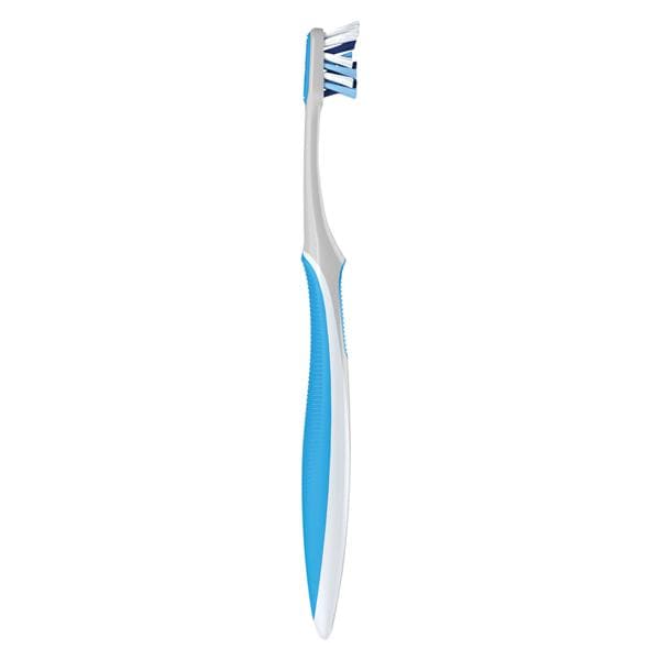 Oral-B CrossAction Manual Toothbrush Adult Compact Blue 12/Bx