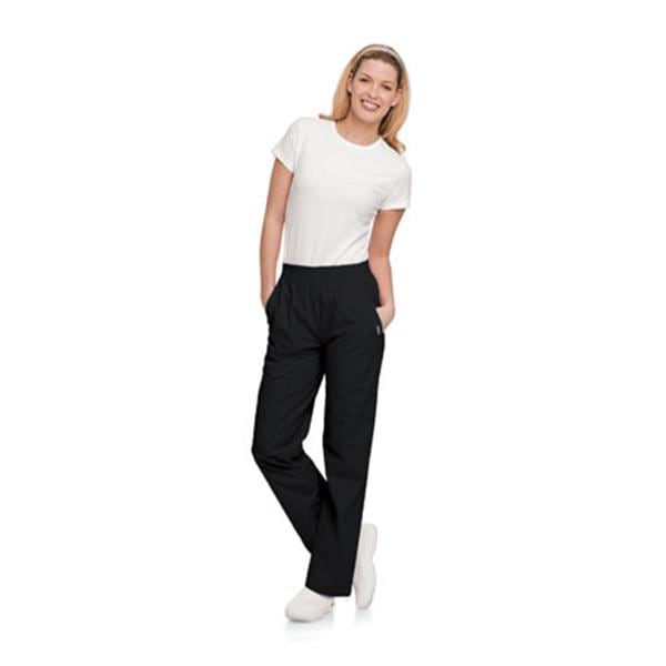 Scrub Pant 4 Pockets 3X Large Black Womens Ea
