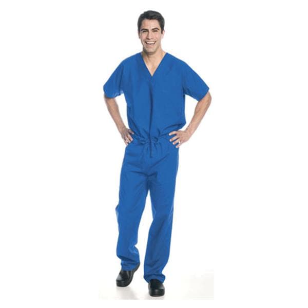 Scrub Pant 2 Pockets X-Large Royal Blue Unisex Ea
