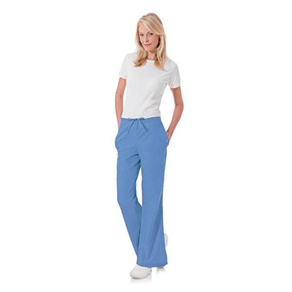 Scrub Pant 5 Pockets 2X Large Ceil Blue Womens Ea