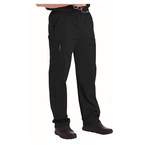 Scrub Pant 5 Pockets X-Large Black Mens Ea