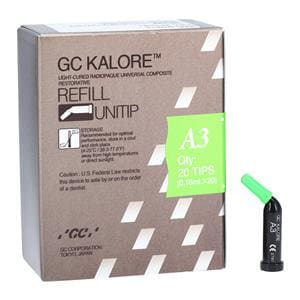 GC Kalore Universal Composite A3 Unitip Refill 20/Bx