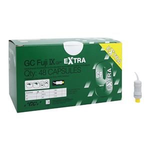 GC Fuji IX GP EXTRA Glass Ionomer Capsule Assorted Refill 48/Bx