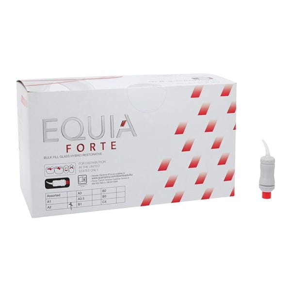 EQUIA Forte Fil Glass Ionomer Capsule A2 Refill 48/Bx