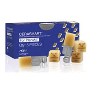 CERASMART LT Milling Blocks Low Translucency 12 B1 For PlanMill 5/Pk