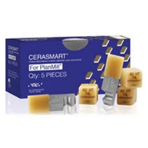 CERASMART HT Milling Blocks High Translucency 14 A1 For PlanMill 5/Pk