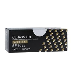 CERASMART LT Milling Blocks Low Translucency 12 A1 For CEREC 5/Pk