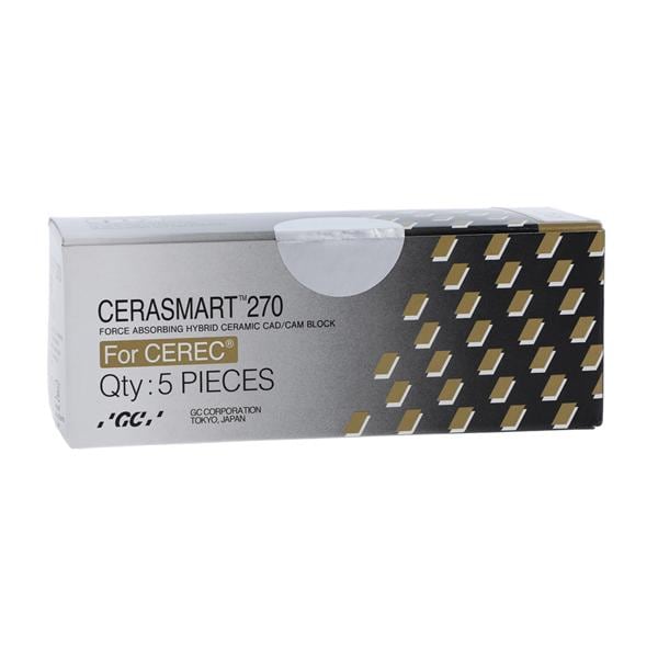 CERASMART 270 LT Milling Blocks Low Translucency 14 A3 For CEREC 5/Bx