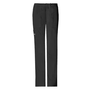 Cherokee Scrub Pant 4 Pockets Medium Black Womens Ea