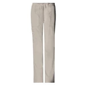 Cherokee Scrub Pant Poly/Ctn/Spndx 4 Pockets 2X Large Khaki Womens Ea