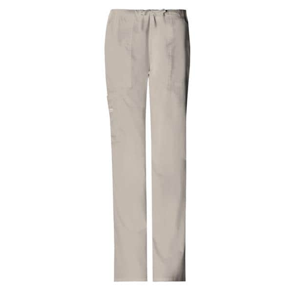 Cherokee Scrub Pant Poly/Ctn/Spndx 4 Pockets 2X Large Khaki Womens Ea