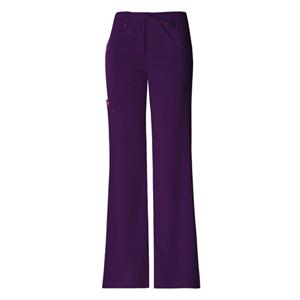 Dickies Scrub Pant 3 Pockets Large Eggplant Womens Ea