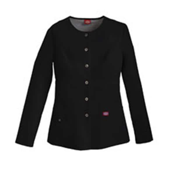 Warm-Up Jacket 3 Pockets 2X Large Black Womens Ea