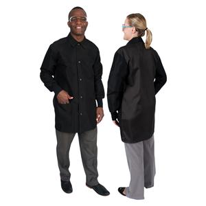 DenLine Protection Plus Mid-Length Jacket Lng Tprd Slvs 34 in 3X Large blck Ea