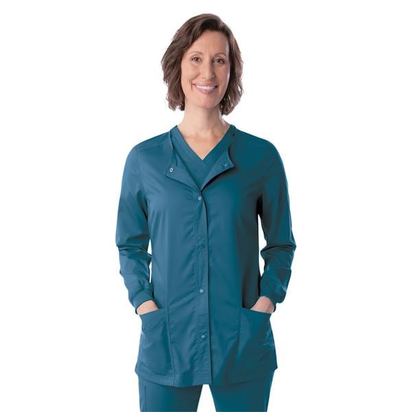 Proflex Warm-Up Jacket 3 Pockets Long Sleeves / Knit Cuff X-Small Crbn Womens Ea