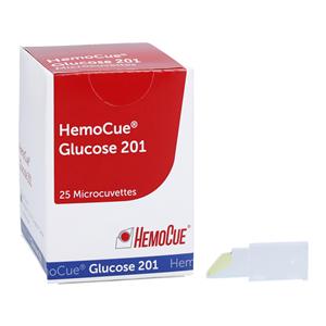 HemoCue Glucose 201 Microcuvette CLIA Waived 50/Bx