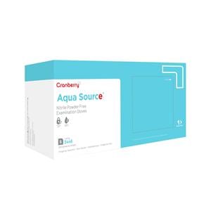 Aqua Source Nitrile Exam Gloves Small Aqua Non-Sterile